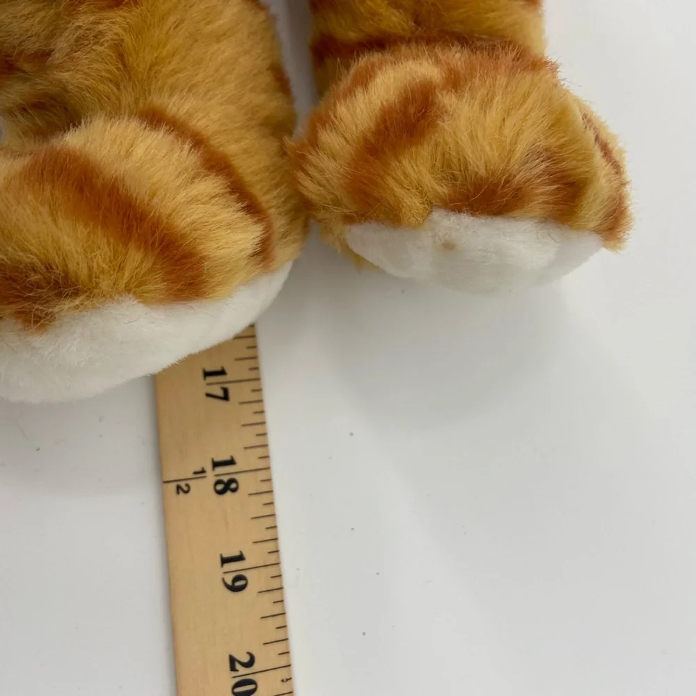 Build A Bear‎ Plush Orange Striped Stuffed Cat Vintage 1997